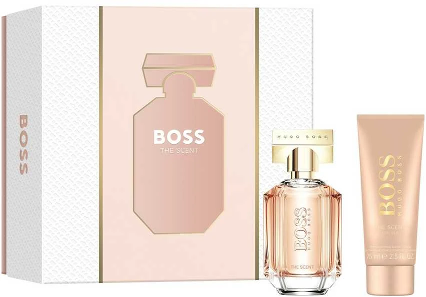 HUGO BOSS Boss The Scent For Her rinkinys moterims (EDP 50 ml + kūno losjonas 75 ml)