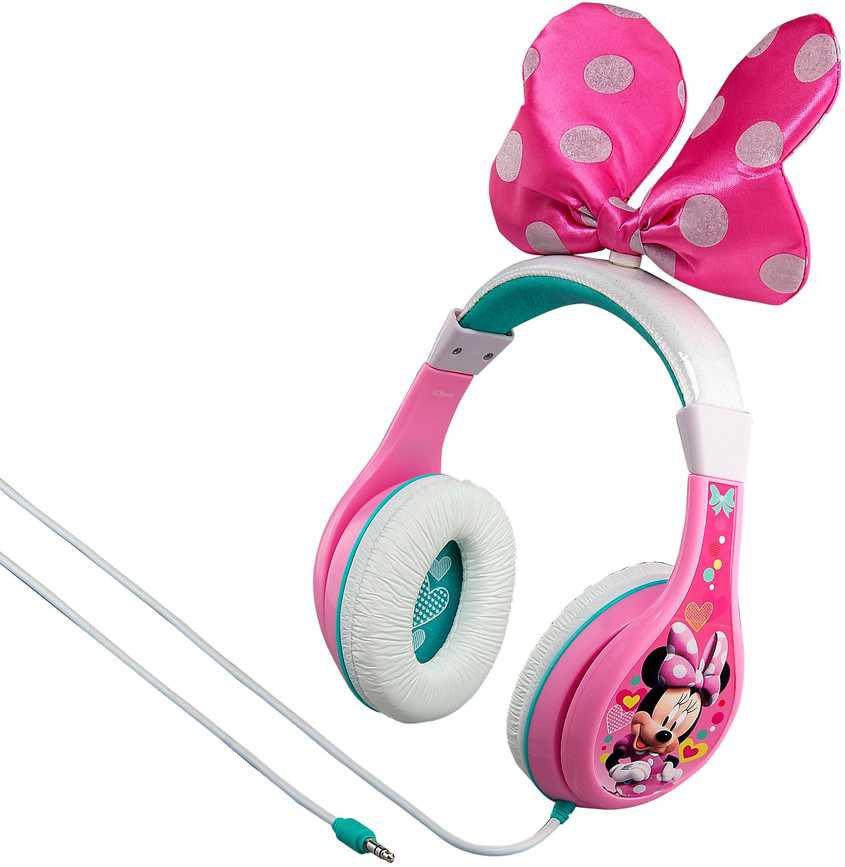 Upcoming Minds eKids - Disney Minnie Mouse Youth Ausinės skirta kids with Volume Control to protect hearing