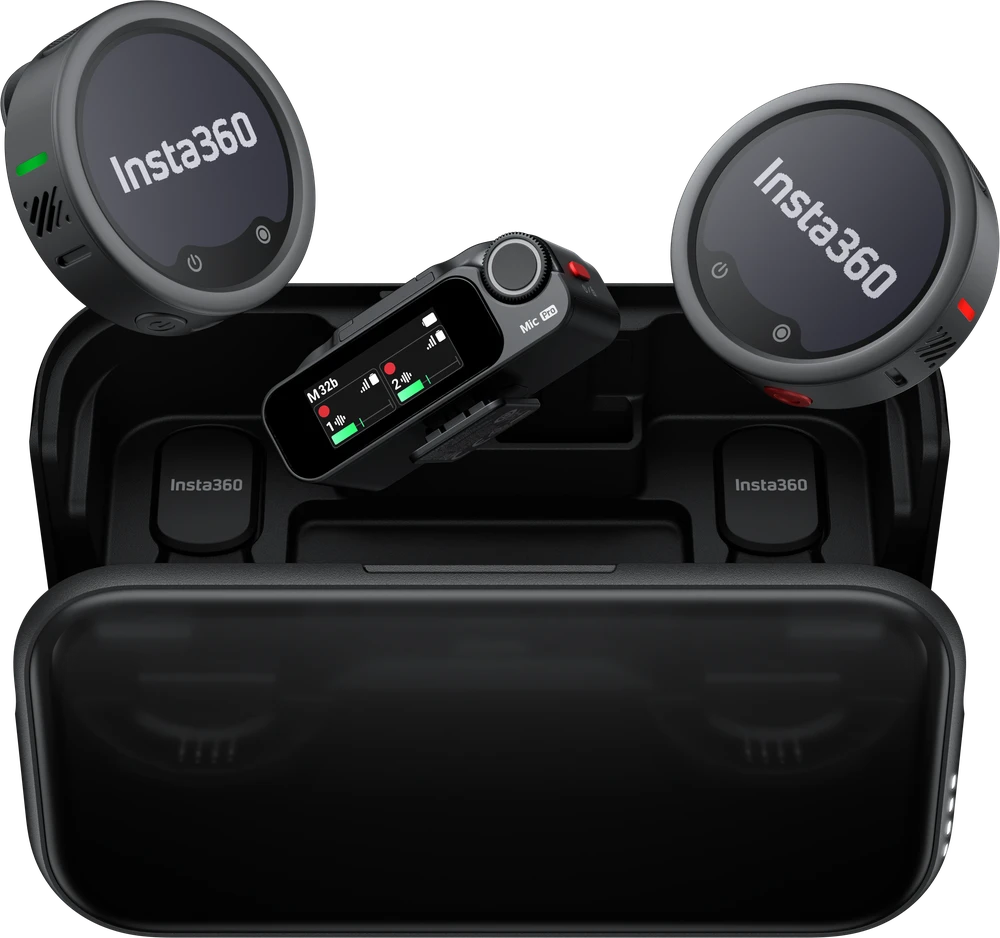 „Insta360“ – „Mic Pro“ (2 siųstuvai + 1 imtuvas)