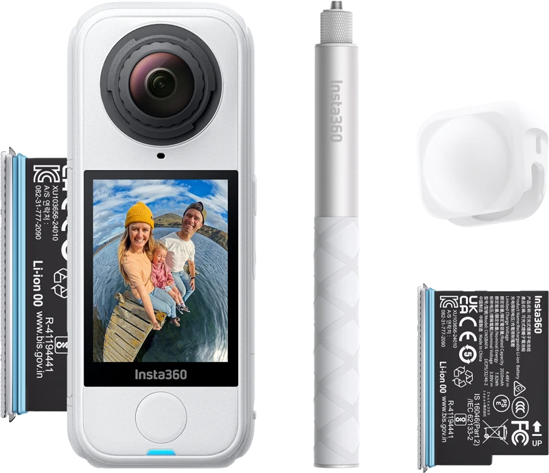 Veiksmo kameros Starter Bundle rinkinys Insta360 X4 Air, baltos spalvos