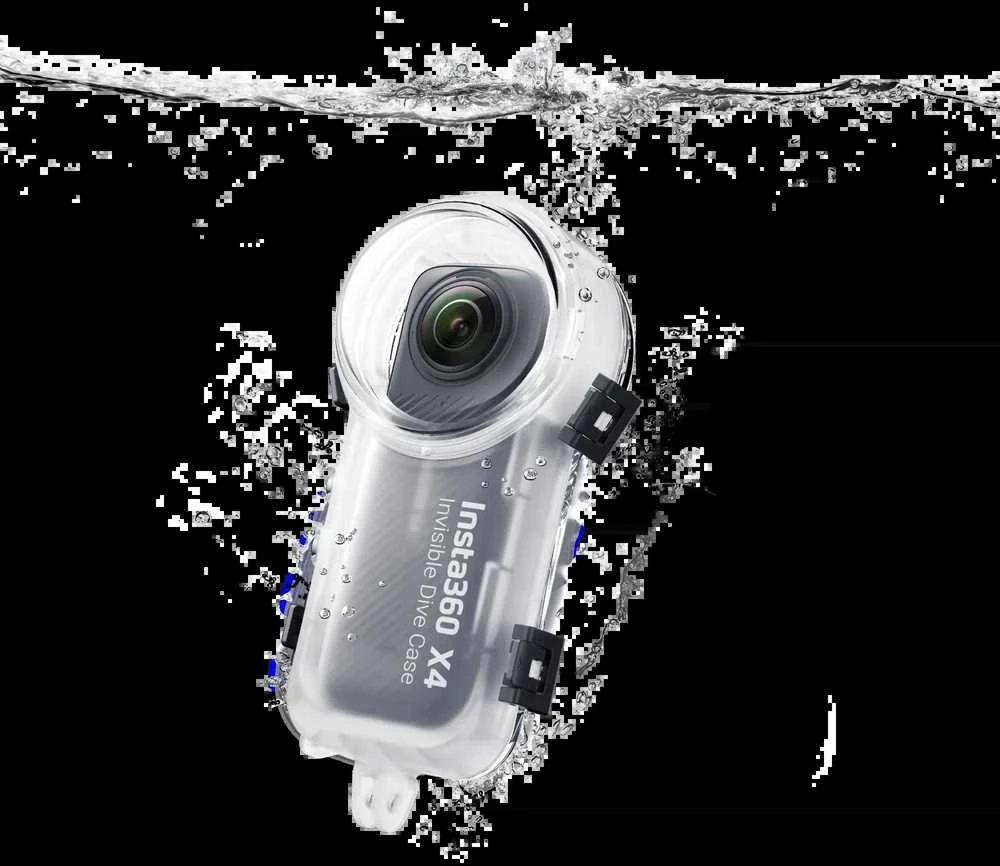 „Insta360“ „Insta360 X4“ vandeniui atsparus fotoaparato dėklas