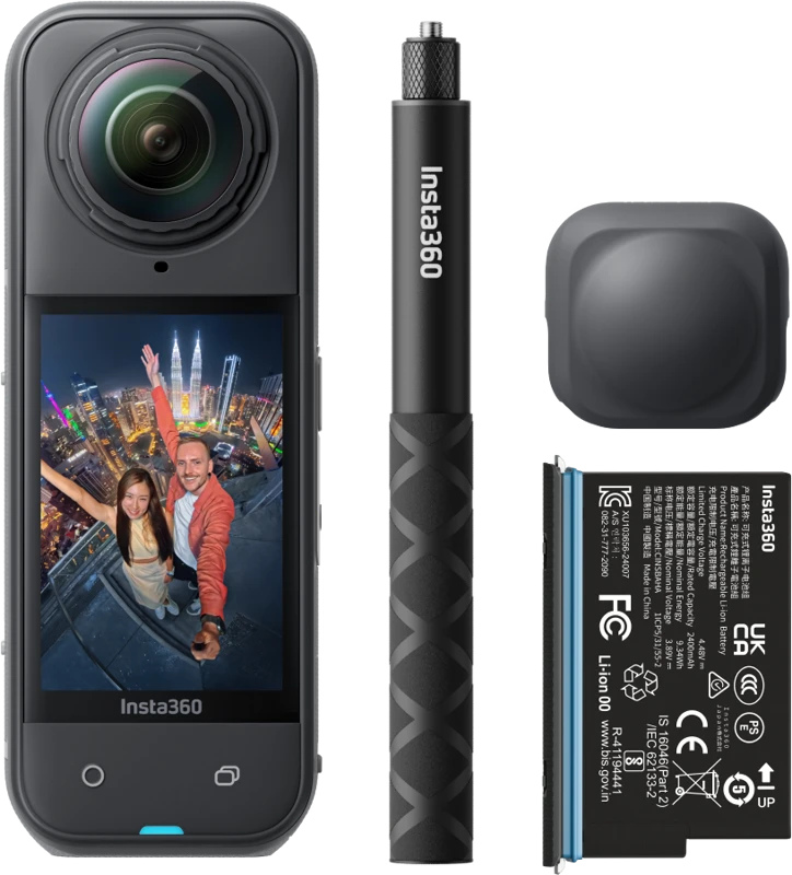 Insta360 X5 kameros rinkinys pradedantiesiems