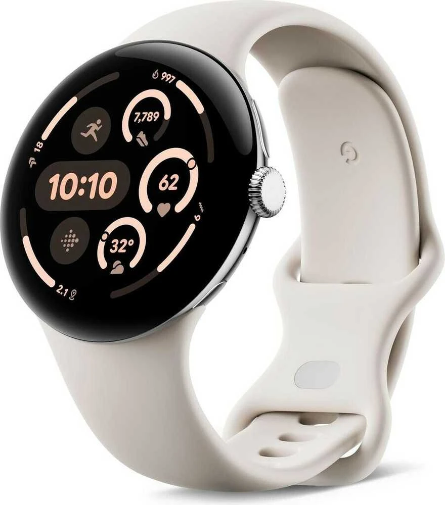 Google Išmanusis laikrodis Pixel Watch 3 45mm Kremas (GA05736-DE)