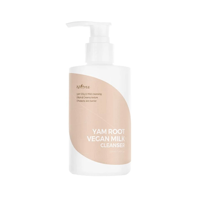 Isntree Yam Root Vegan Milk Valiklis valomasis pienelis veidui, 220 ml