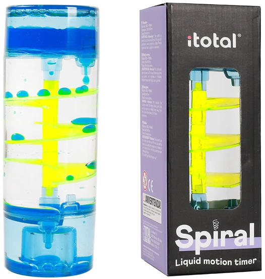 Laikmatis iTotal, mėlynas su spirale