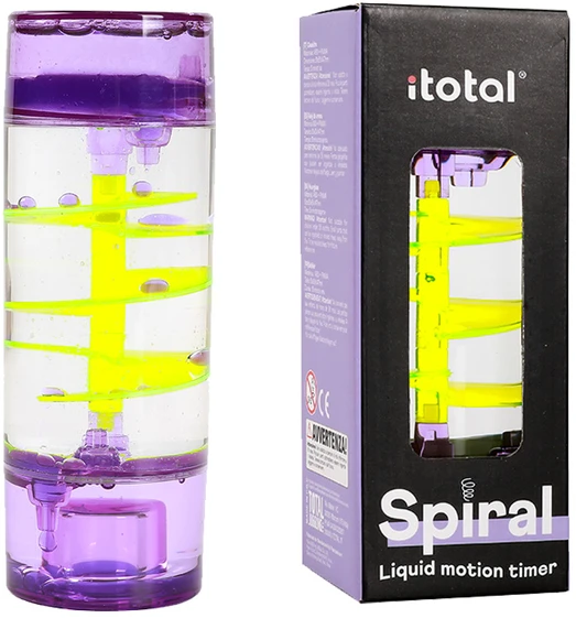 Laikmatis iTotal, violetinis su spirale