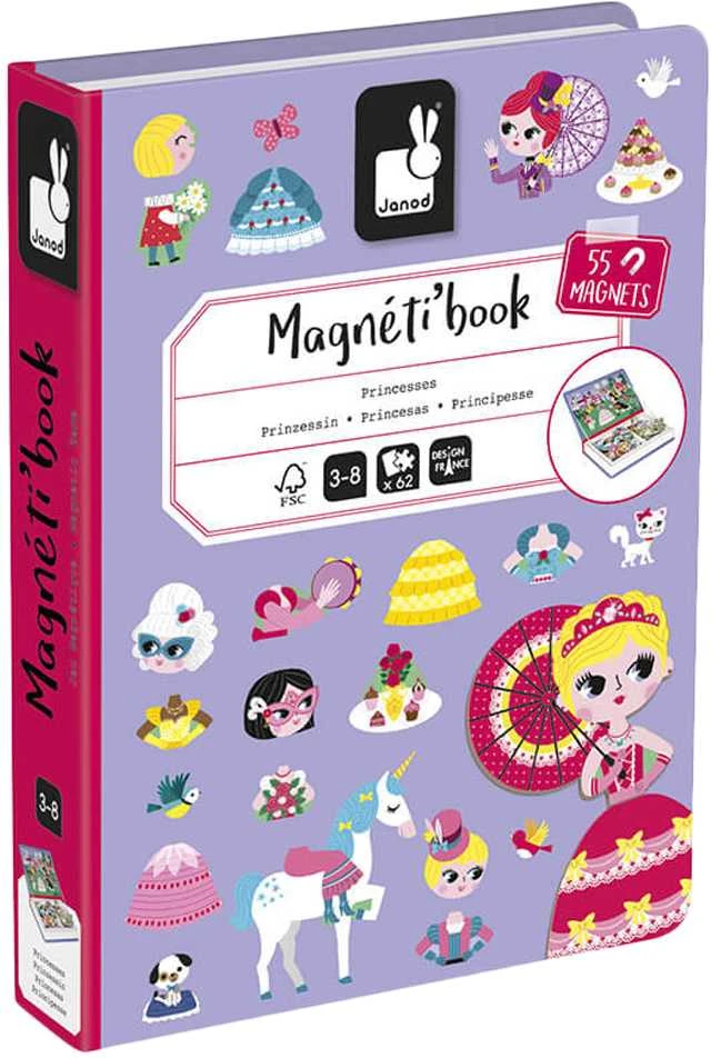 Dėlionė Janod Magnetibook Princesės
