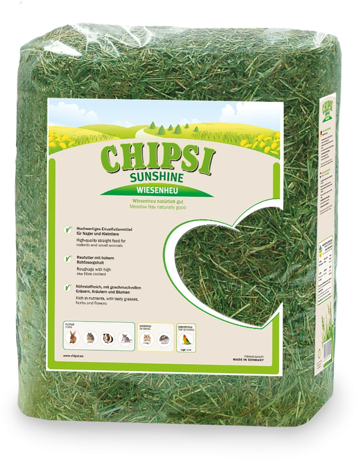 Chipsi - Saulėtos pievos šienas 4kg - (400297323417)