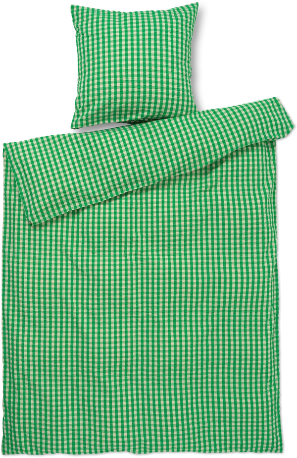 Patalynės komplektas Juna - Bæk&Bølge Bed Linen 140x220 cm - Žalias & Sand