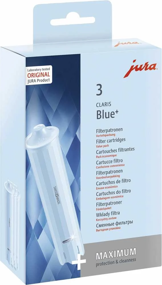 JURA Pakuotėje CLARIS Mėlyna+ 3 vnt. 24231
