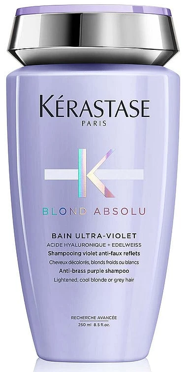 Šampūnas su violetiniu pigmentu Kerastase Blond Absolu Bain Utra-Violet Šampūnas 250ml