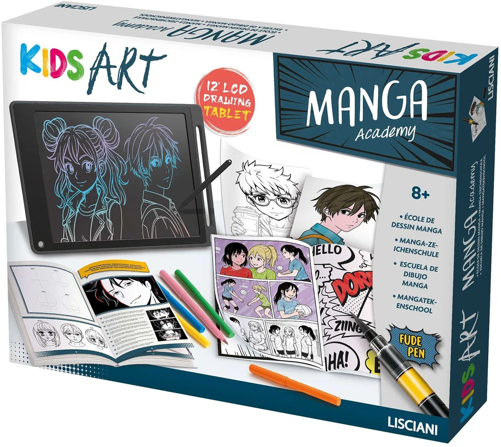 Lisciani Edukacinis piešimo rinkinys manga vaikams