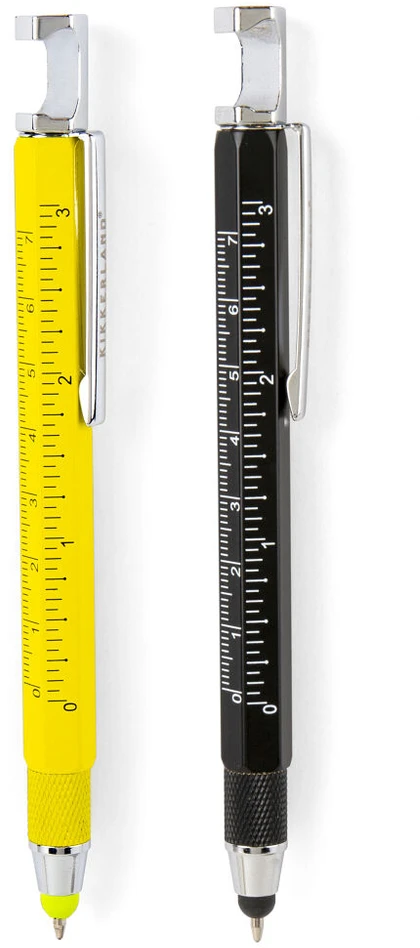 „Kikkerland“ – „7-in-1 Gadget Pen“ (4435-A) Asorti