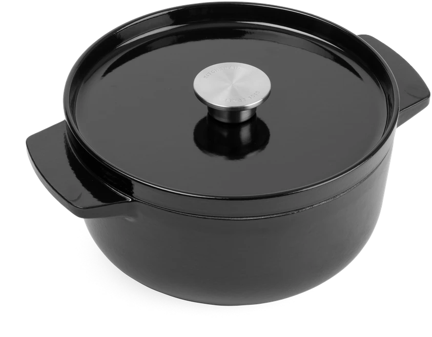 KitchenAid - KA-puodas - onikso juodumo - 22 cm