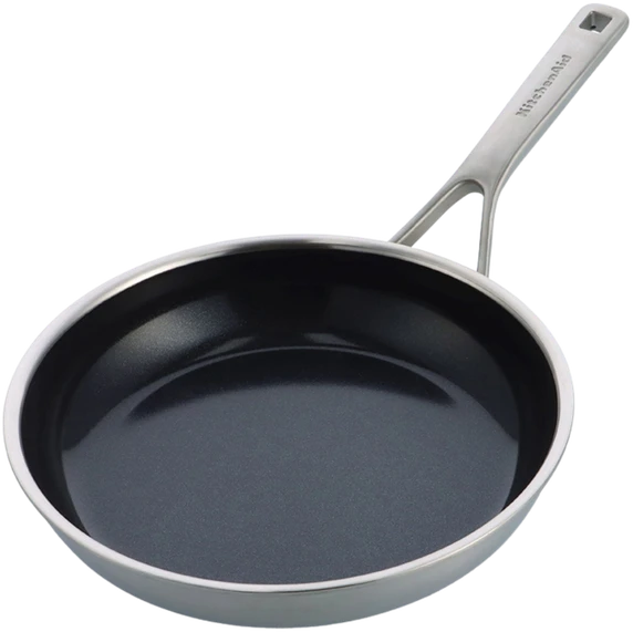KitchenAid - Daugkartinė keptuvė - sidabrinė - 24 cm