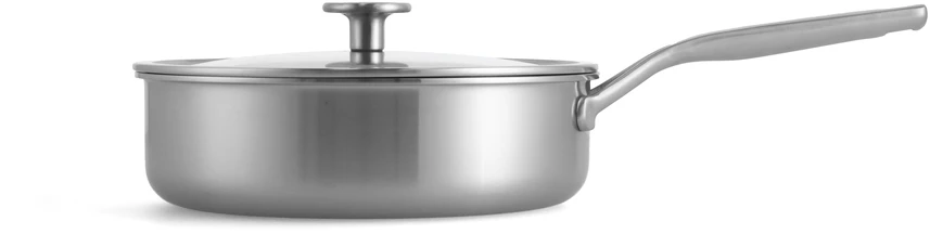 KitchenAid - Daugiafunkcinė keptuvė su dangčiu - sidabrinė - 24 cm