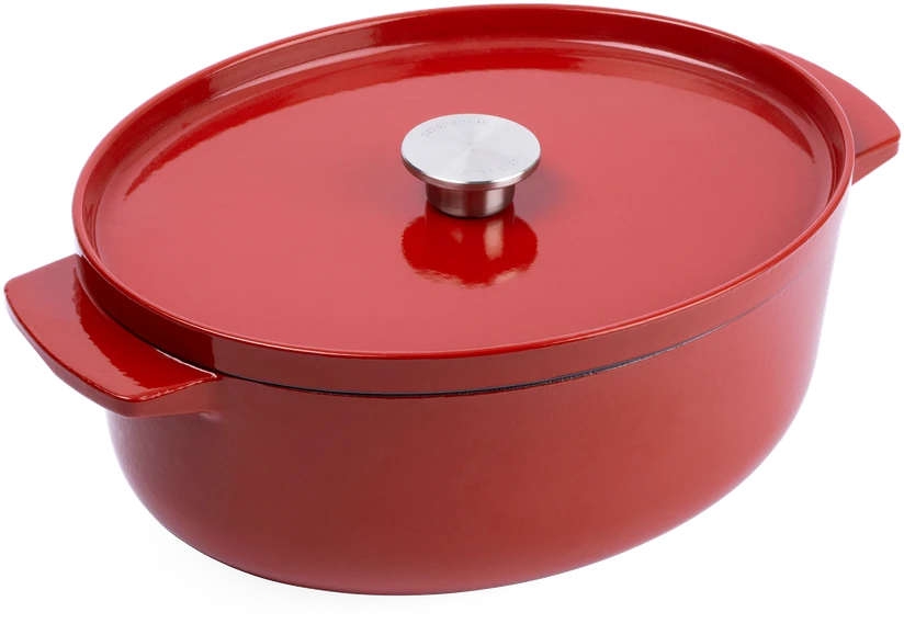KitchenAid - Ovalus troškintuvas - „Empire Raudona“ - 30 cm / 5,6 l