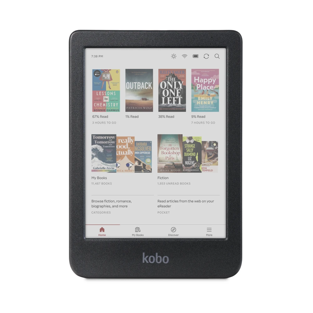 Rakuten Kobo Clara Colour e-book reader Jutiklinis ekranas 16 GB Wi-Fi Juodas