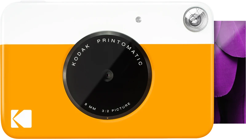 Objektyvas Momentinė kamera - Kodak Printomatic 5MP nešiojama geltona