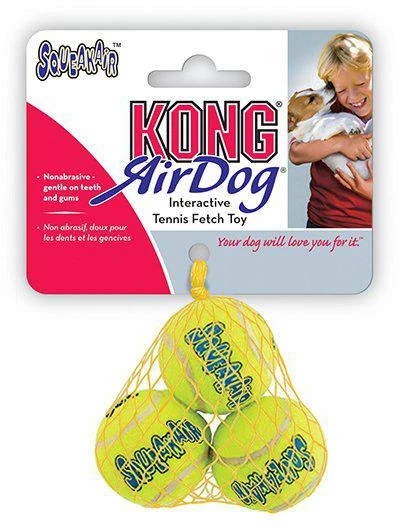 KONG Company AirDog teniso kamuoliukai X-Small 3 vnt. 4 CM