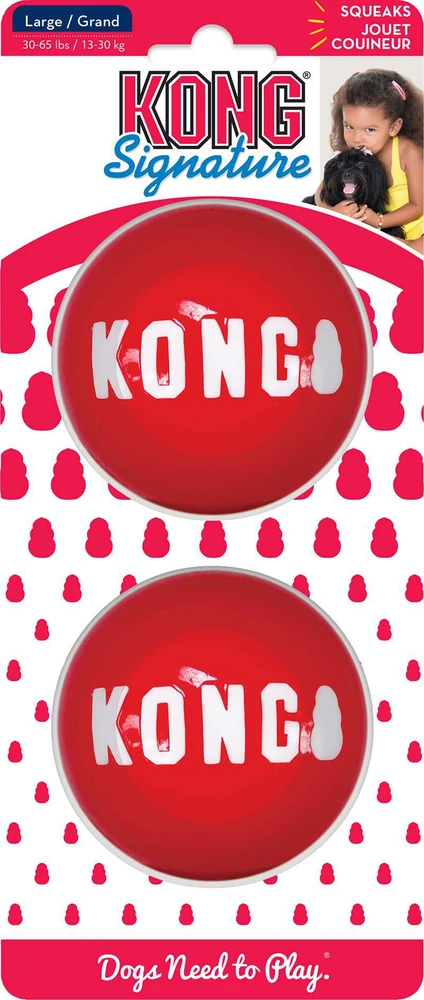 KONG Signature Balls Large – žaislas šuniui