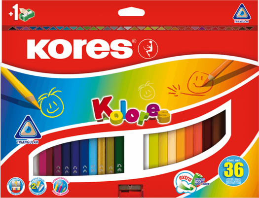 Kores - Kolores - 36 spalvoti pieštukai (93336)