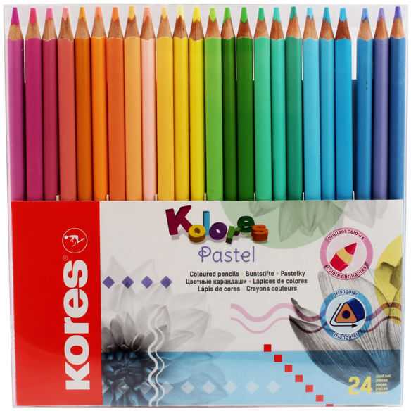 Kores - Kolores pastelinės kreidelės - 24 vnt. (793321)