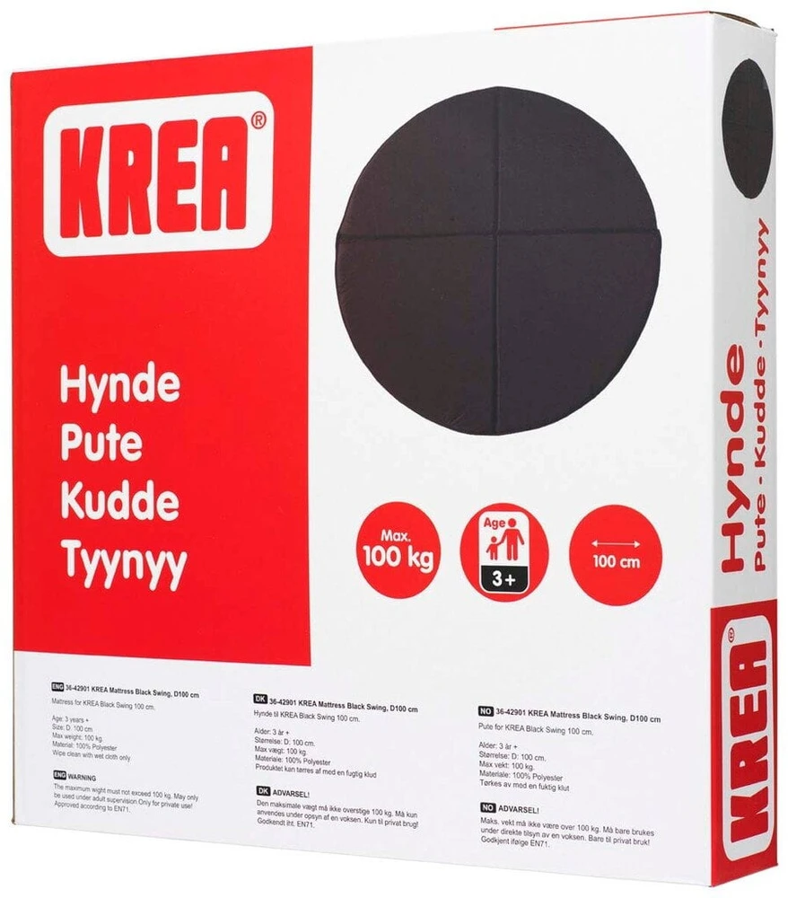 Modecom KREA Mattress Juoda Swing, D100 cm