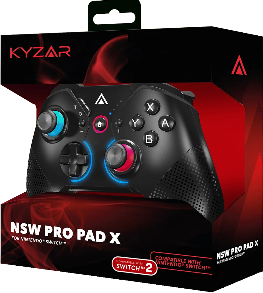 Kyzar Switch PRO valdiklis – juodas
