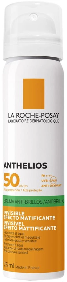Apsauga nuo saulės La Roche Posay Anthelios Invisible Face Mist Anti Shine, su SPF50, 75 ml