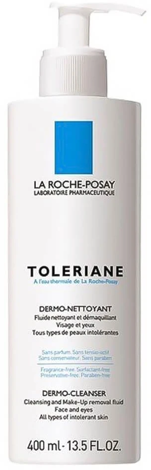 La Roche-Posay La Roche Toleriane Dermo-Valiklis akių ir veido makiažo valiklis sausai ir jautriai odai, 400 ml