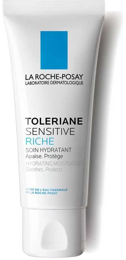 Prebiotinis drėkinamasis kremas La Roche Posay Toleriane Sensitive Rich Creme, 40 ml