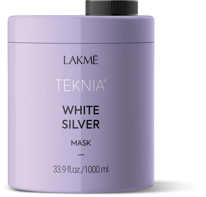 Lakme Teknia Baltas Sidabrinis Mask, 1000 ml
