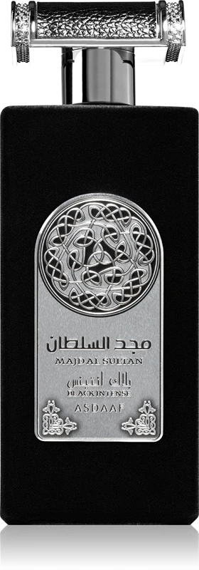 Asdaaf Majd Al Sultan Juodas Intense EDP parfumuotas vanduo vyrams, 100 ml