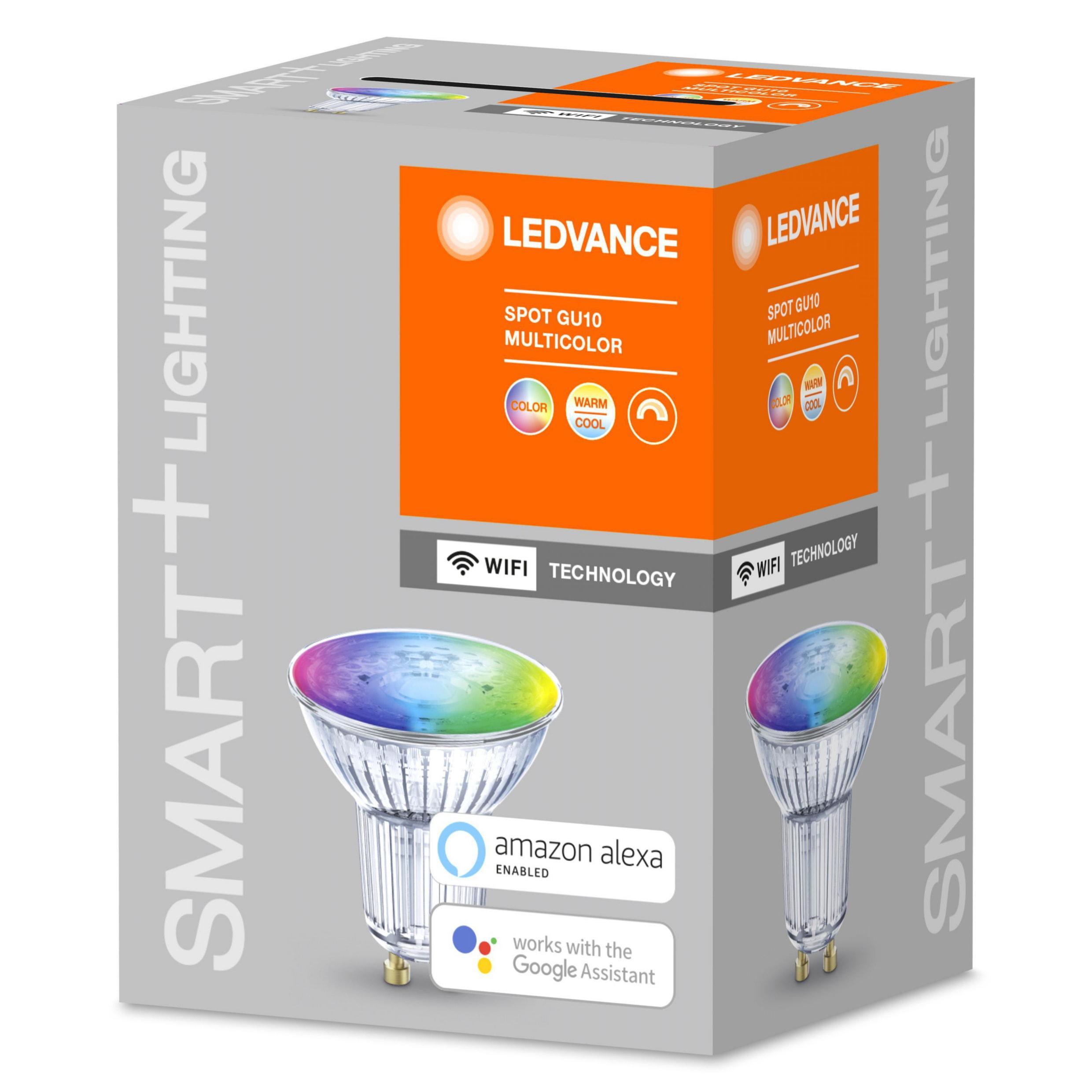 Ledvance SMART+ WiFi Spot Tunable Baltas 40 5W 45° 2700-6500K GU10