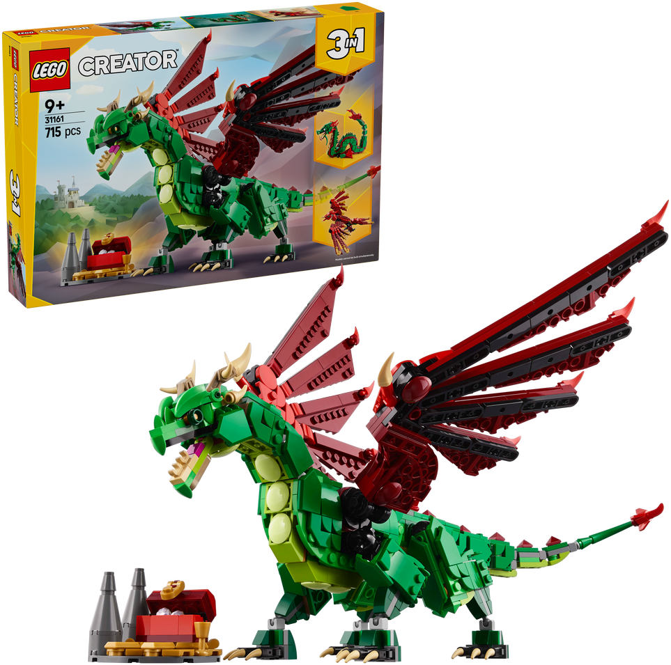 LEGO® Creator 3in1 Viduramžių drakonas (31161)