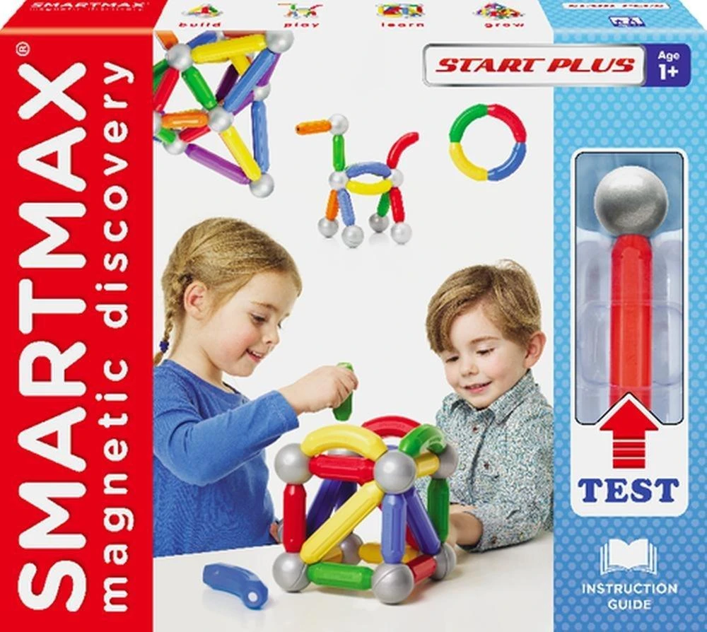 Smartmax Iuvi Games Magnetiniai konstruktoriaus rinkinys Smart Max Start Plus 30 dalių