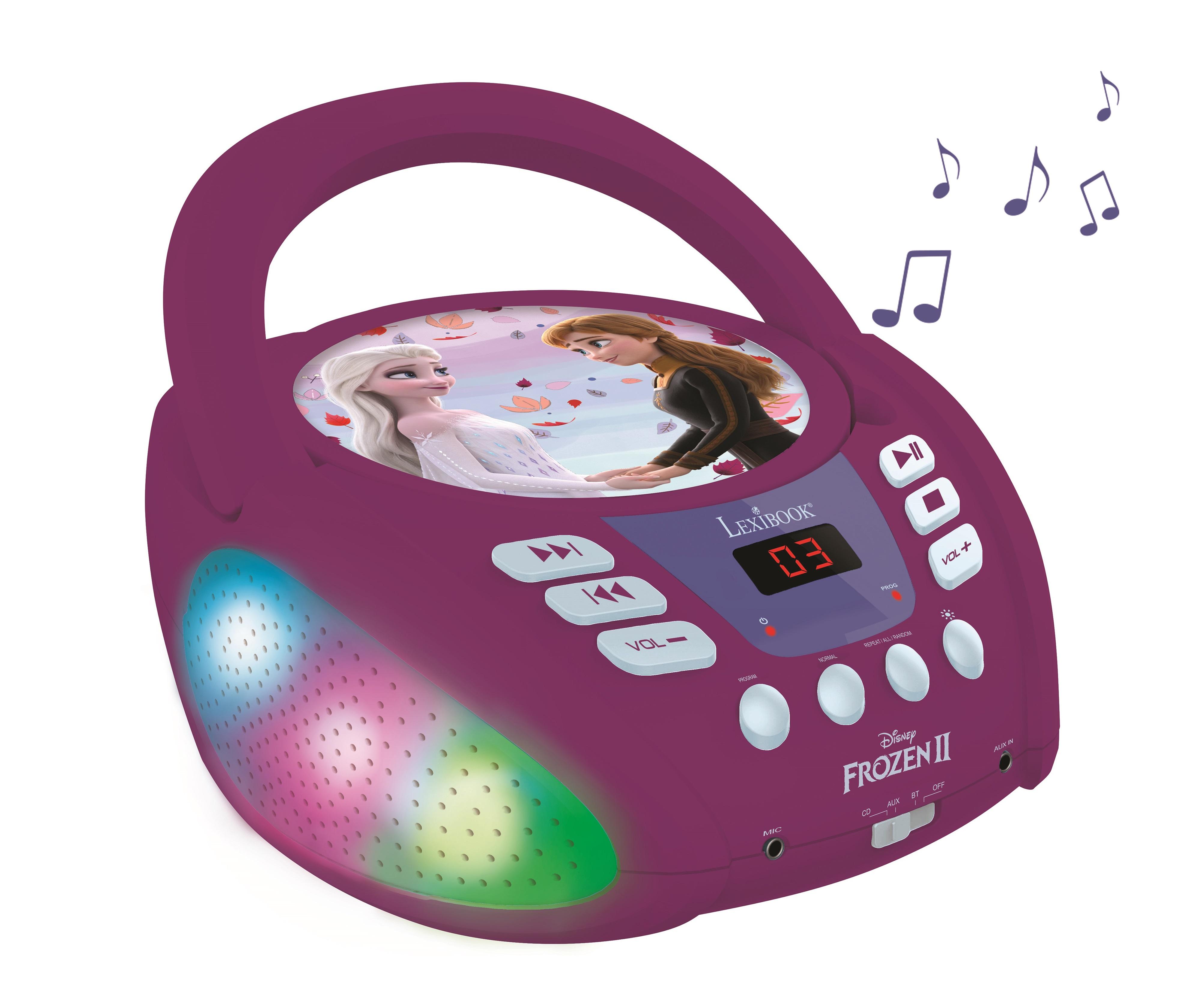 Lexibook,Disney Lexibook - Disney Frozen - Bluetooth CD grotuvas (RCD109FZ)
