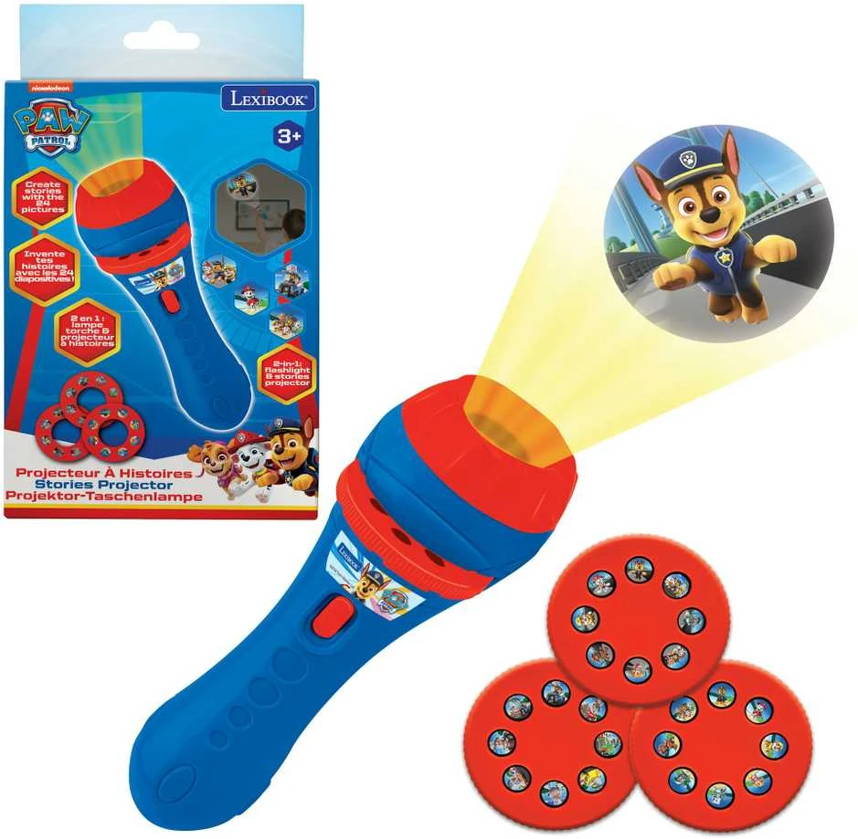 Lexibook - „Paw Patrol“ istorijų projektorius ir žibintuvėlis - (LTC050PA)