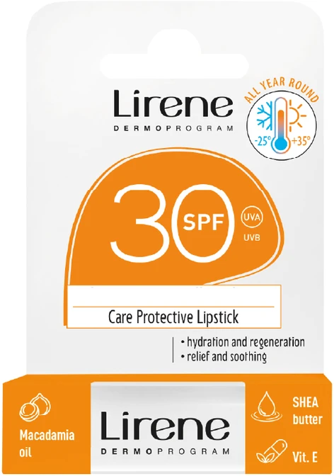 Lirene Care apsauginiai lūpų dažai, 4,6 g
