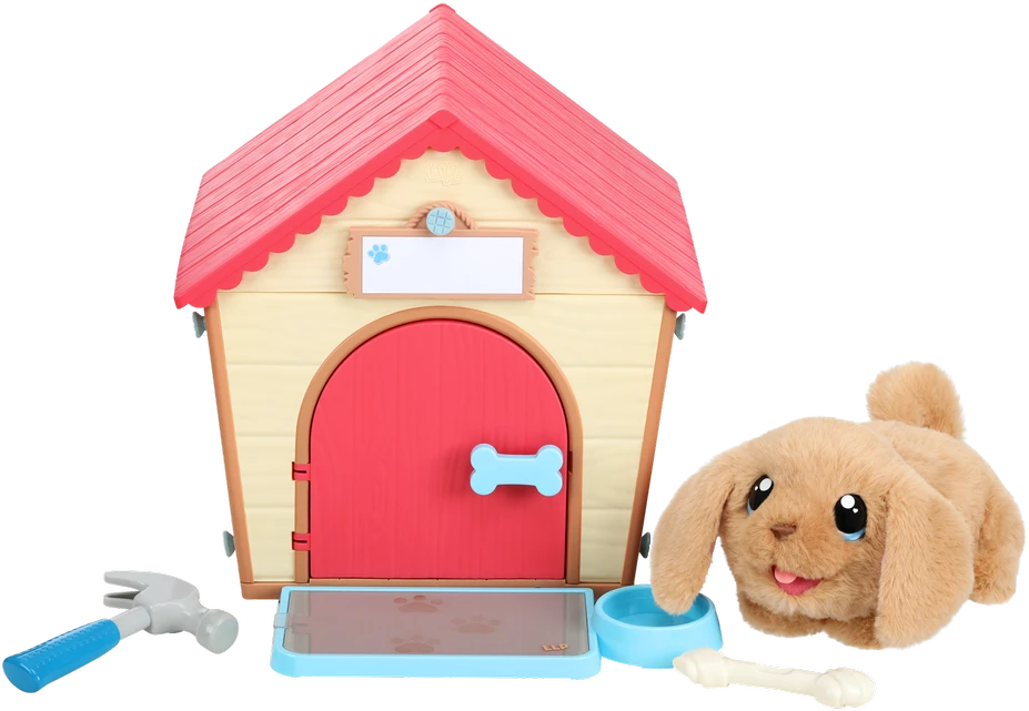 LITTLE LIVE PETS Interaktyvus rinkinys „Šuniuko namelis“