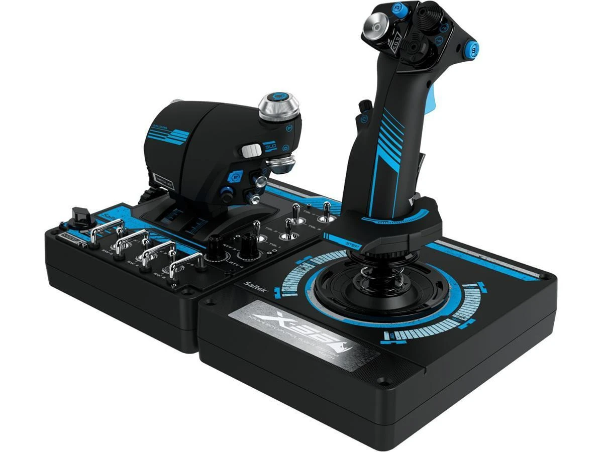 Logitech X56 H.O.T.A.S. USB Juoda