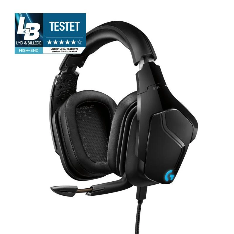 LOGITECH G935 Belaidės 7.1 Surround Sound LIGHTSYNC Ausinės Žaidimams - 2.4GHZ - EMEA