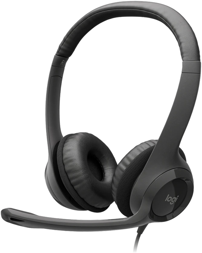 Universalios ausinės Logitech H390, su mikrofonu, USB jungtis