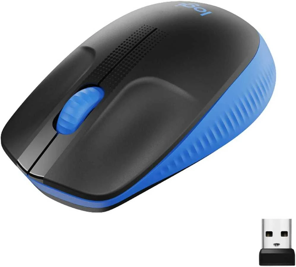 Belaidė pelė Logitech M190, mėlynos spalvos