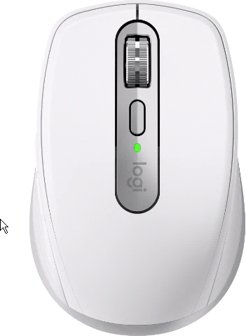 Belaidė pelė Logitech MX Anywhere 3S, šviesiai pilkos spalvos