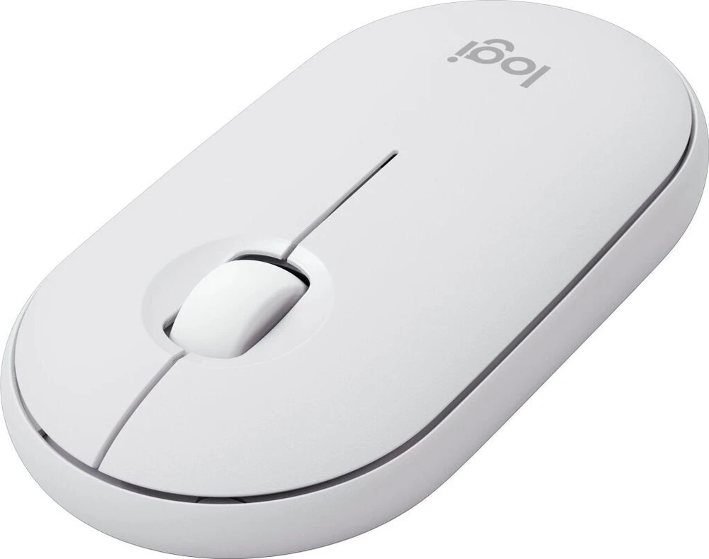 Belaidė pelė Logitech Pebble Mouse 2 M350s, Balta