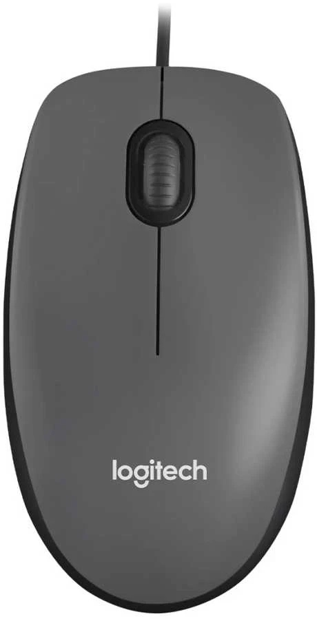 Logitech M100 Laidinė pelė USB-A 1000 DPI, Juoda