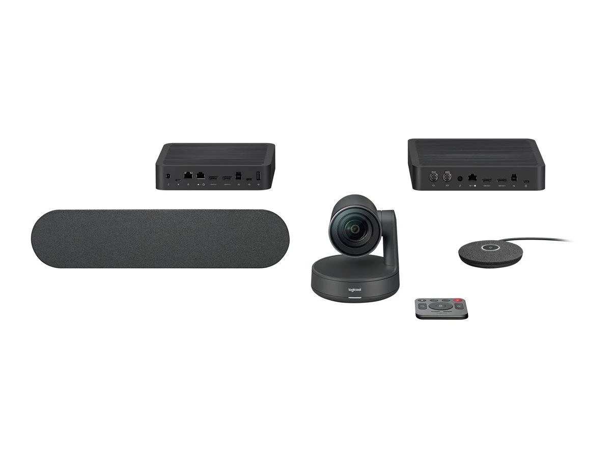 LOGITECH RALLY WEBCAM - BOLIDE - IN-HOUSE/EMS - EMEA - Juodas - BUSINESS - USB - EU
