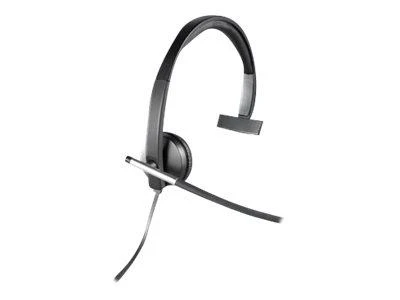 Logitech H650e Laisvų rankų įranga Su lankeliu Juoda, Pilka